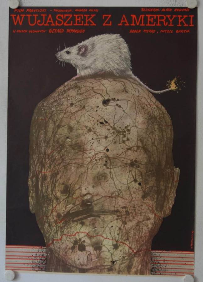 Mein Onkel aus Amerika originales polnisches Filmplakat